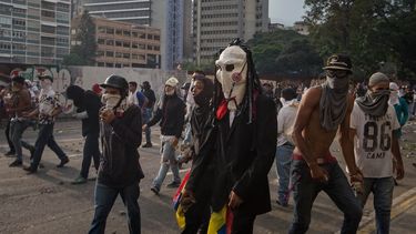Protestas en Venezuela: los jóvenes no poseen armas.