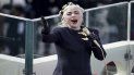 Lady Gaga canta el himno nacional durante la inauguración presidencial en el Capitolio de los Estados Unidos para el presidente electo Joe Biden en Washington, el miércoles 20 de enero de 2021. Lady Gaga canta el himno nacional durante la inauguración presidencial en el Capitolio de los Estados Unidos para el presidente electo Joe Biden en Washington, el miércoles 20 de enero de 2021.