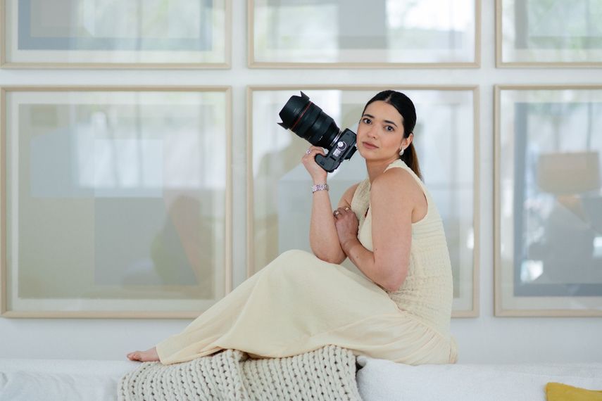 La fotógrafa Lucía Vaccaro.&nbsp;