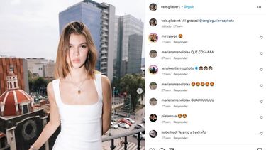 La modelo mexicana Valentina Gilabert. 