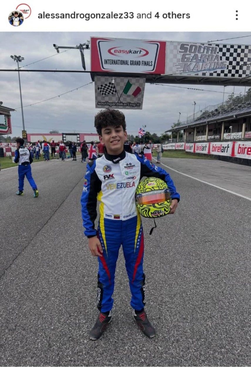 El joven venezolano Alessandro González ha tenido una gran temporada y se ha establecido como una promesa importante en la disciplina del automovilismo.