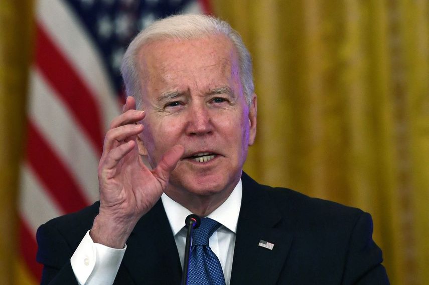 El presidente Joe Biden durante una conferencia en la Casa Blanca.