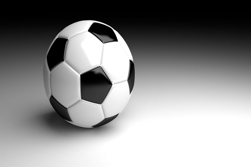 El balón clásico para jugar fútbol