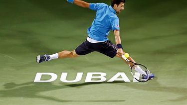 Djokovic apenas necesitó de 65 minutos para doblegar a Jaziri en Dubai. (EFE)