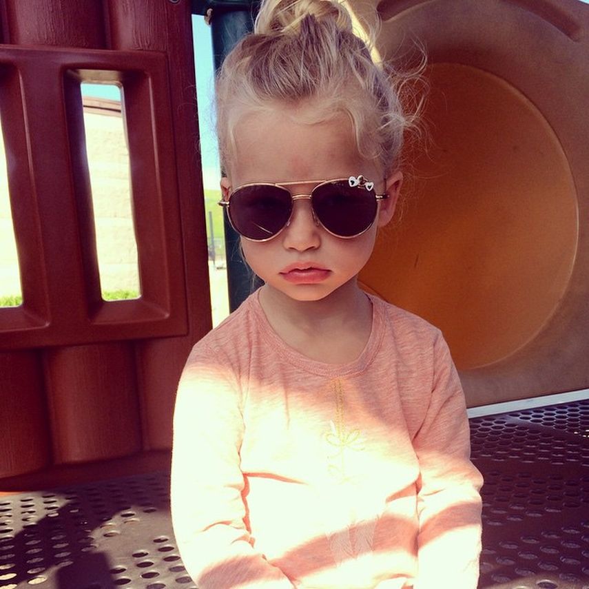 La hija de Jessica Simpson, Maxwell Drew. (INSTAGRAM). 