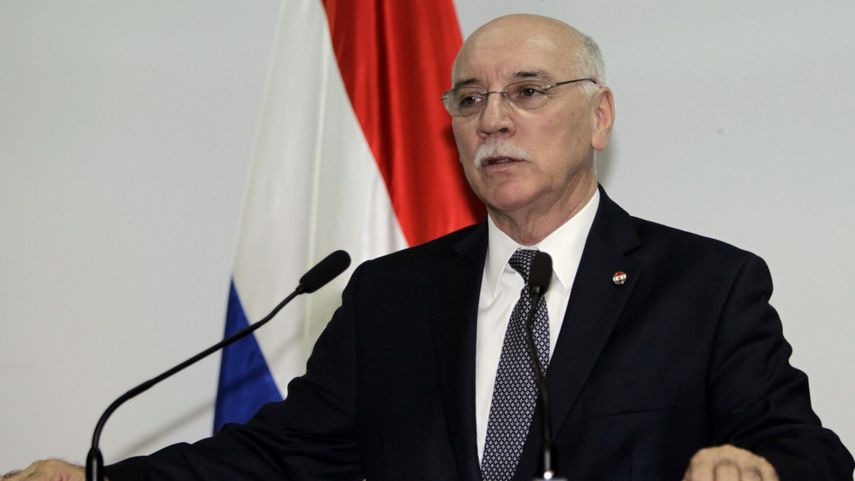 Eladio Loizaga, canciller paraguayo.