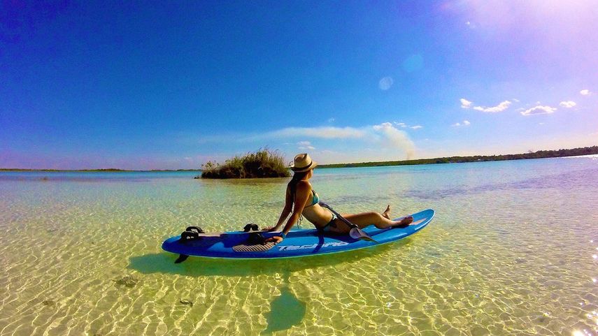 La laguna de Bacalar es su principal atracción.&nbsp;