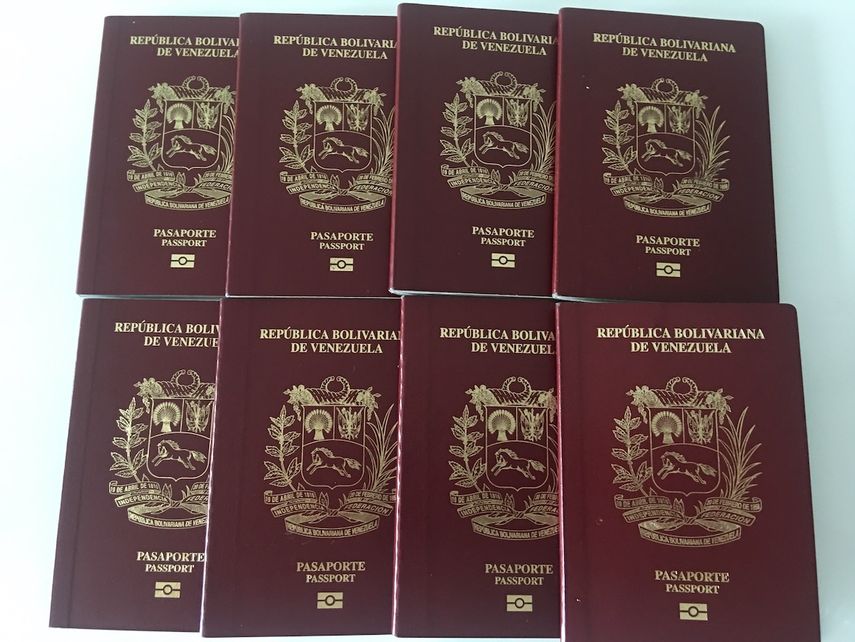 Pasaportes venezolanos.&nbsp;