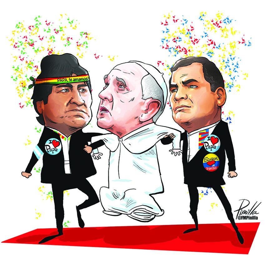 Mientras el líder religioso promovió una “iglesia doméstica” y más familiar, se tomó 9 minutos calificados de emoción intensa en el santuario de la Divina Misericordia a su encuentro con personas enfermas, huérfanos y desamparados. (F. PINILLA)