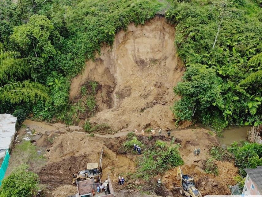 Avalancha en el municipio colombiano de Chinchiná&nbsp;