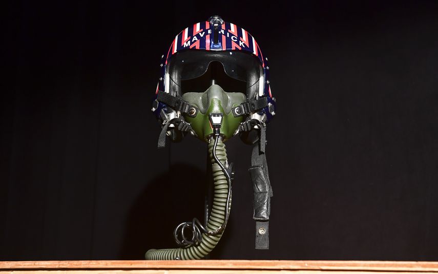 El casco de combate de Maverick, de la película Alien, que ir&aacute; a subasta, junto a otros art&iacute;culos, en agosto en Los Angeles.&nbsp;