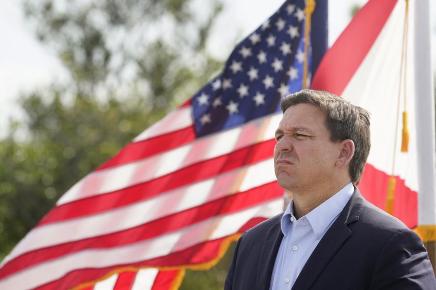El gobernador de Florida, Ron DeSantis.
