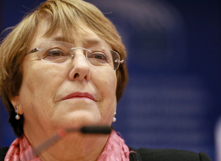 Alta comisionada de la ONU para los DDHH, Michelle Bachelet.