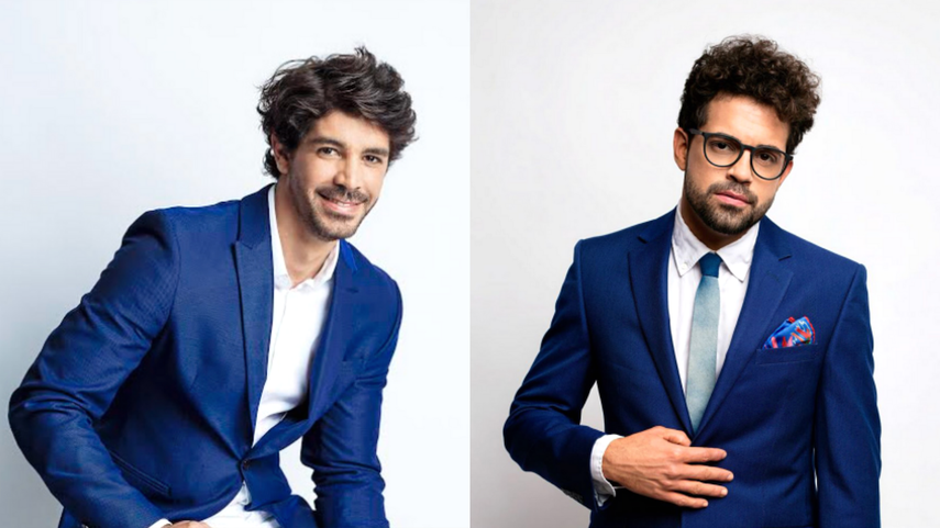 Los diseñadores Shamir Baluja y Milkos D Sosa.&nbsp;