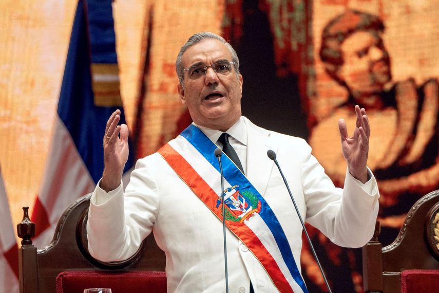 Juramentación de Luis Abinader, como presidente reelecto de República Dominicana.