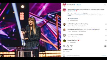 Taylor Swift fue una de la ganadores en los iHeartRadio Music Awards 2023, al alzarse con varios premios.
