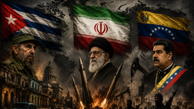Regímenes de Cuba, Irán y Venezuela.&nbsp;