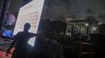 Unas personas abandonan una sección de Central Park luego de que los organizadores cancelaron el concierto We Love NYC: The Homecoming Concert por las peligrosas condiciones meteorológicas, el sábado 21 de agosto de 2021, en Nueva York.&nbsp;