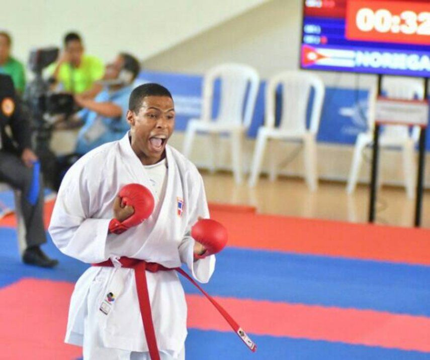 El karateca Maikel Alejandro Noriega Silverio fue uno de los atletas que abandonó la delegación de Cuba en Chile