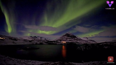 Así son las increíbles auroras boreales en Islandia.