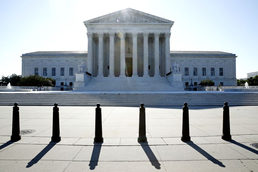 Imagen de la Corte Suprema en el Capitolio, en Washington.&nbsp;&nbsp;