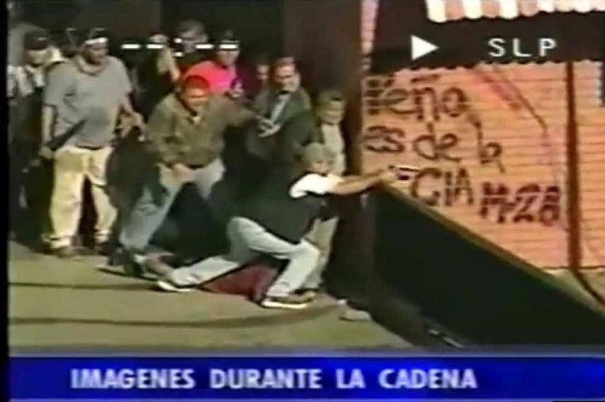 La secuencia de televisión sirvió como prueba para inculpar a Peñalver y sus pistoleros en el asesinato de 19 personas durante la refriega del 11 de abril de 2002.
