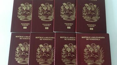 Pasaportes venezolanos.