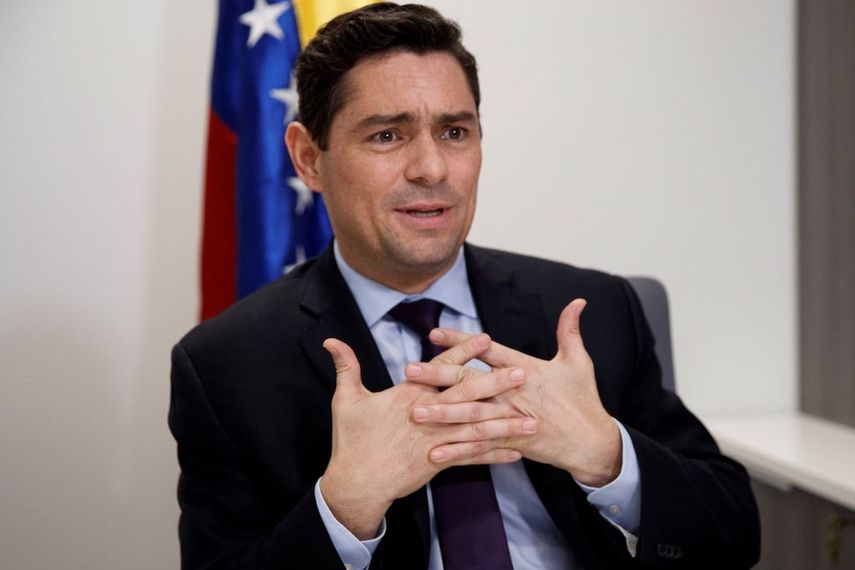 Carlos Vecchio, embajador de Venezuela ante EEUU nombrado por el presidente (e) Juan Guaidó.&nbsp;