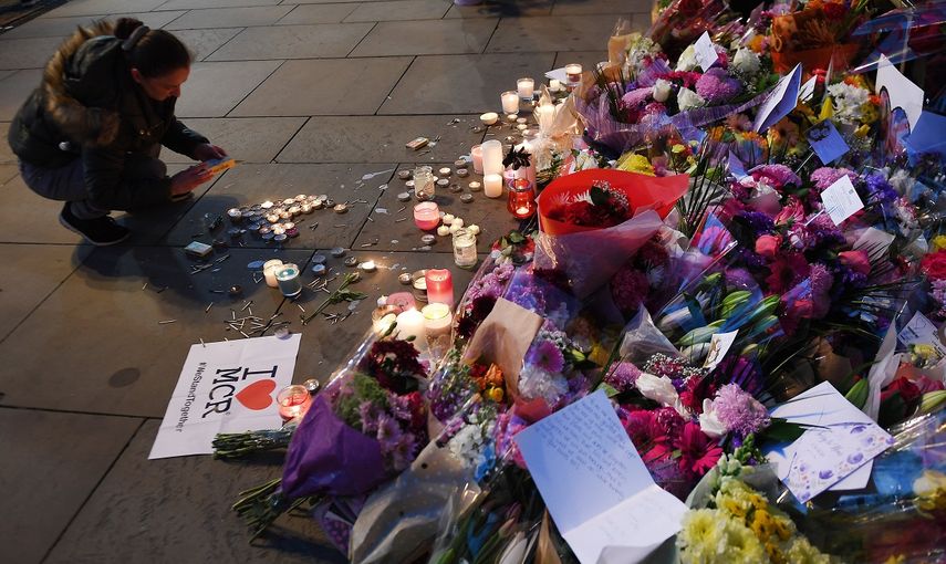 Vigilia de este martes en honor a las víctimas del ataque terrorista en&nbsp;Manchester.&nbsp;