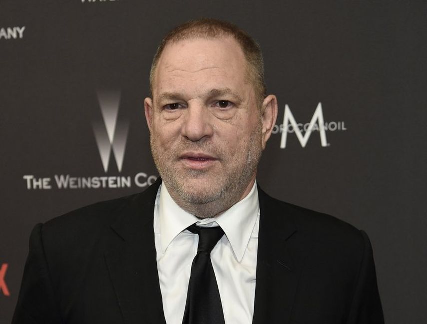 En esta foto del 8 de enero de 2017, Harvey Weinstein llega a la fiesta por los Globos de Oro de The Weinstein Company y Netflix en Beverly Hills, California.&nbsp;