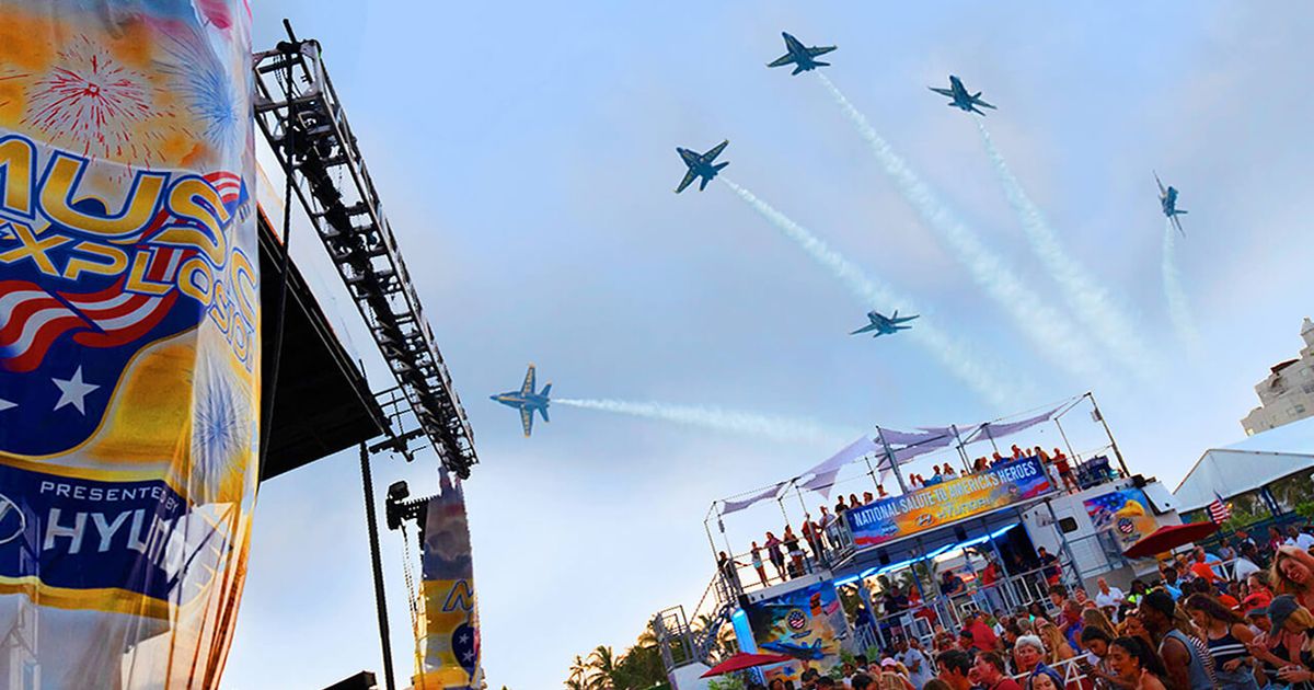 Espectáculo aéreo del US Air Force en Miami Beach este fin de semana