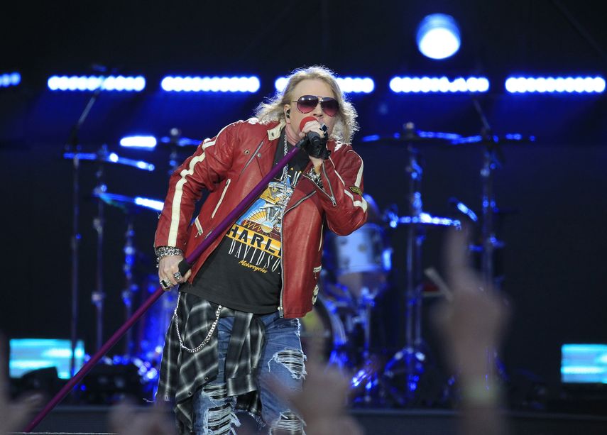 El cantante del grupo estadounidense Guns N´Roses,&nbsp;Axl Rose.