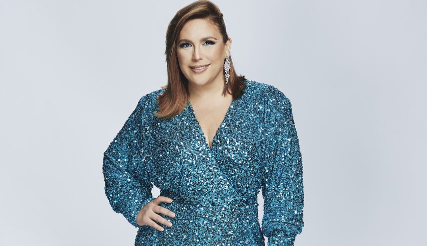 La actriz, cantante e imitadora Angélica Vale.