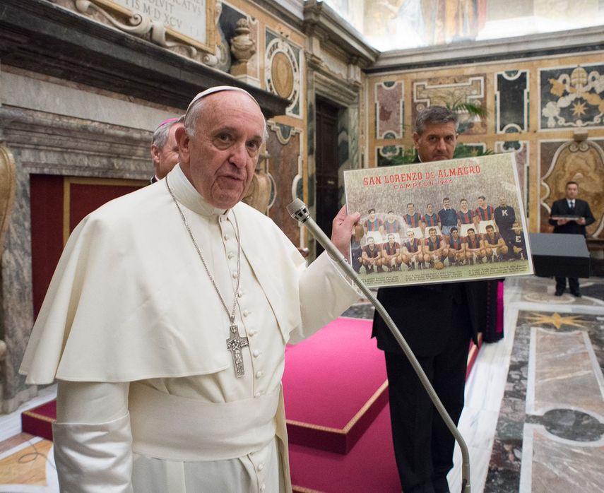 En algunas ocasiones el papa Francisco ha recordado al equipo de San Lorenzo de 1946.&nbsp;