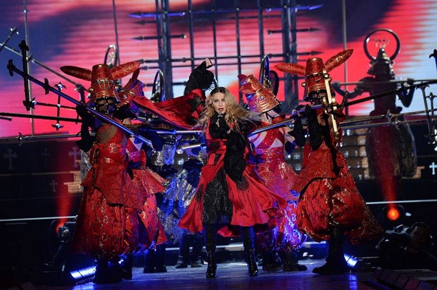 Madonna en su presentación del Rebel Heart Tour en Miami. (Kevin Mazur for WireImage/Getty).