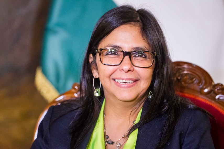 Delcy Rodríguez, canciller de Venezuela&nbsp;