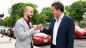 El enviado argentino Sergio Massa posa con el asistente especial de la Casa Blanca Juan González el 13JUN21. El enviado argentino Sergio Massa posa con el asistente especial de la Casa Blanca Juan González el 13JUN21.