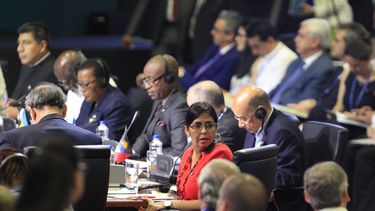 -La canciller de Venezuela, Delcy Rodríguez participa en la primera plenaria de Ministros de Relaciones Exteriores, de la 47 Asamblea General de la Organización de Estados Americanos,