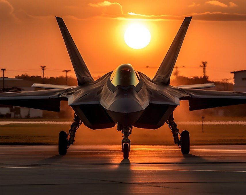 Aviones de combate F-35.