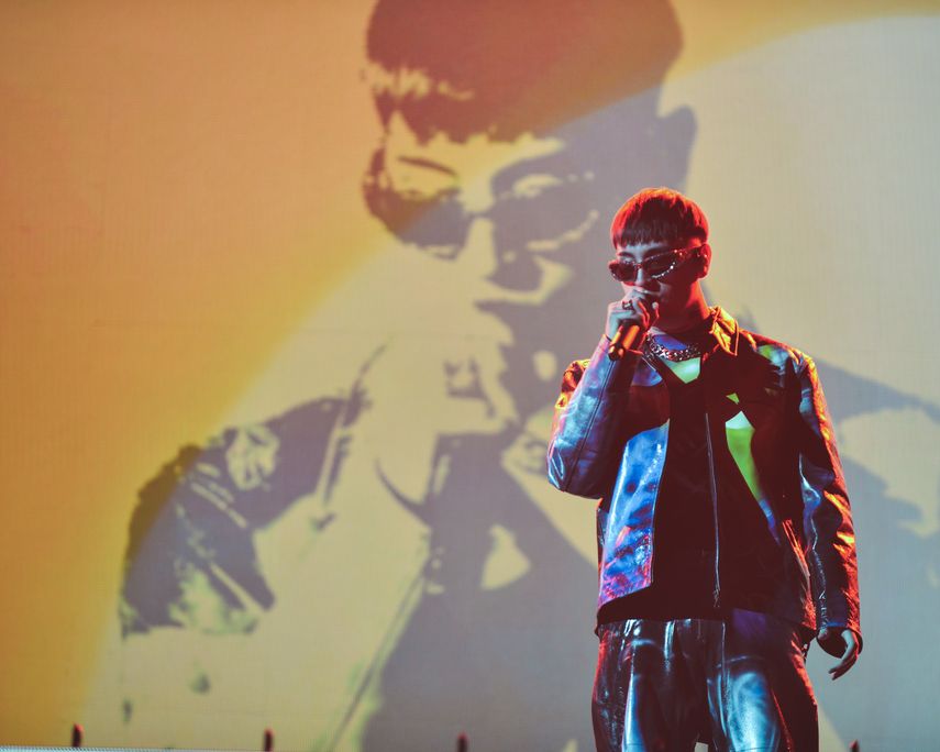 El rapero argentino Tiago PZK se presenta en el escenario de Premio Lo Nuestro, y protagoniza uno de los mejores momentos de la gala, el 23 de febrero de 2022.