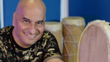 El percusionista venezolano Vladimir Quintero.