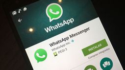 Aplicación móvil WhatsApp.