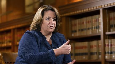 La subsecretaria de Justicia de Estados Unidos, Lisa Monaco, en una entrevista. &nbsp;