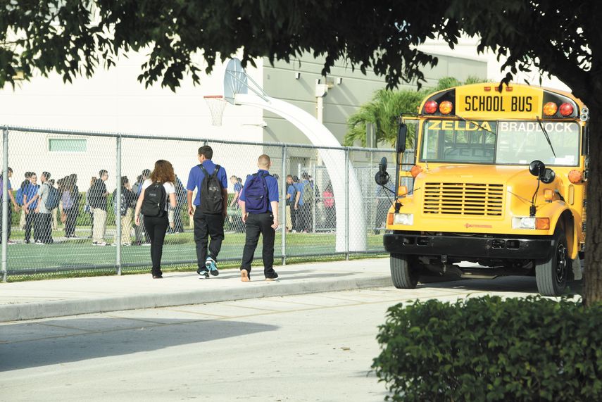 Imagen de una de las escuelas públicas de Miami-Dade. 