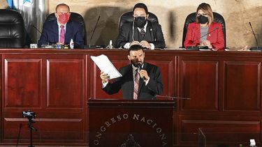 Una sesión en el Congreso de Honduras.