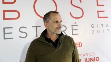 El cantante español Miguel Bosé.