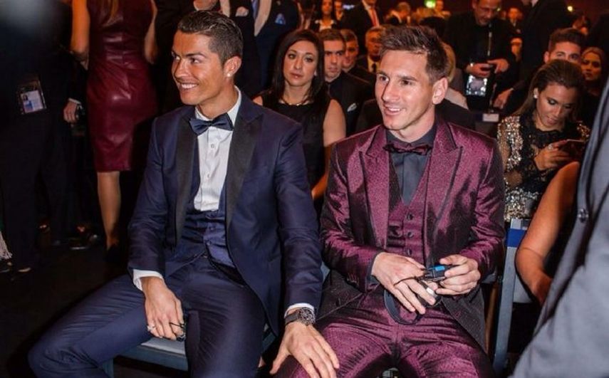 Cristiano y Messi ya son habituales en la gala. (CORTESÍA)