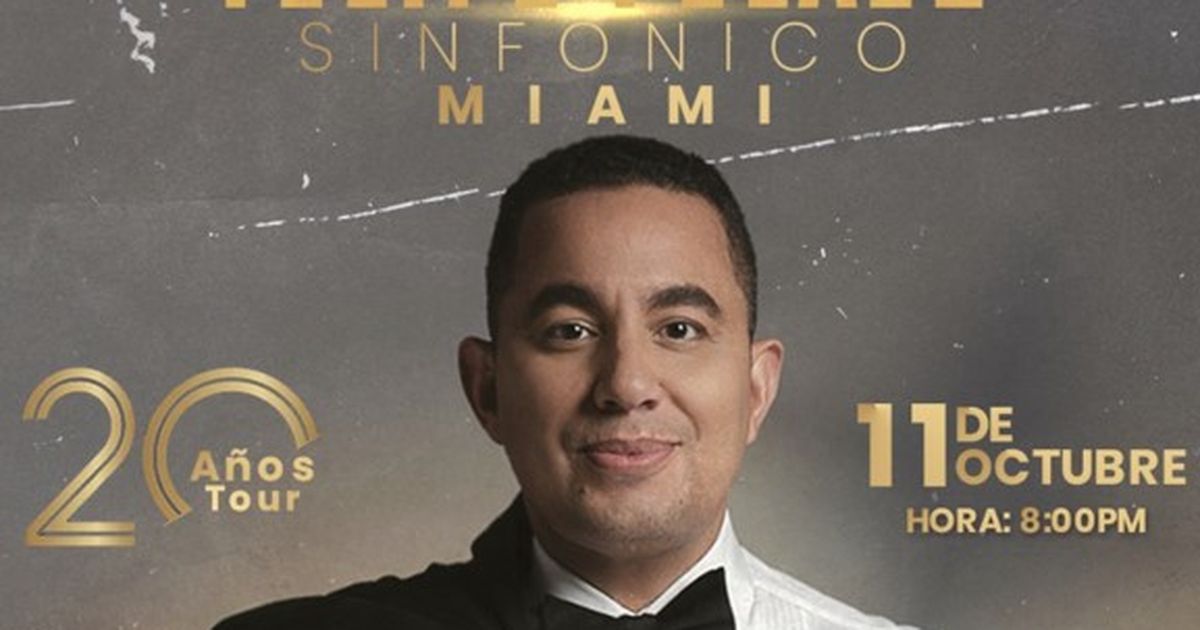 Felipe Peláez confirma concierto en Miami para celebrar 20 años de carrera