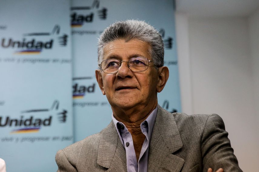 Henry Ramos Allup, presidente del Parlamento venezolano