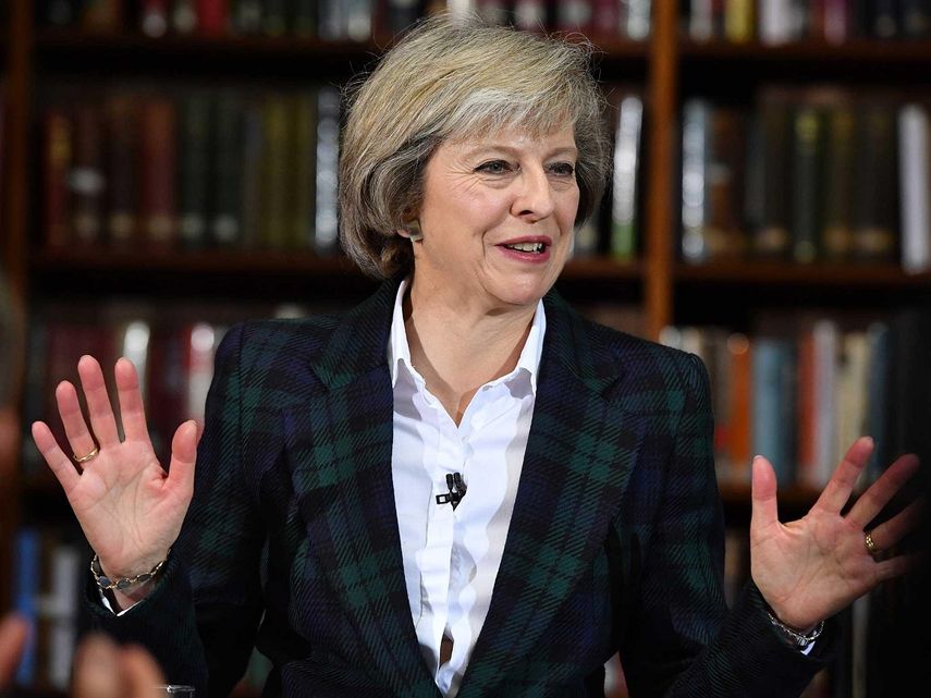 Theresa May, primera ministra británica.